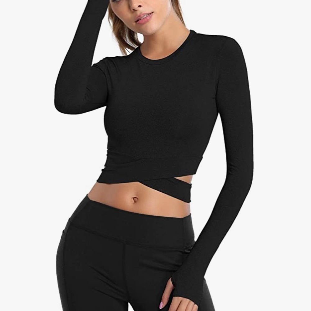 Workout crop Long sleeve